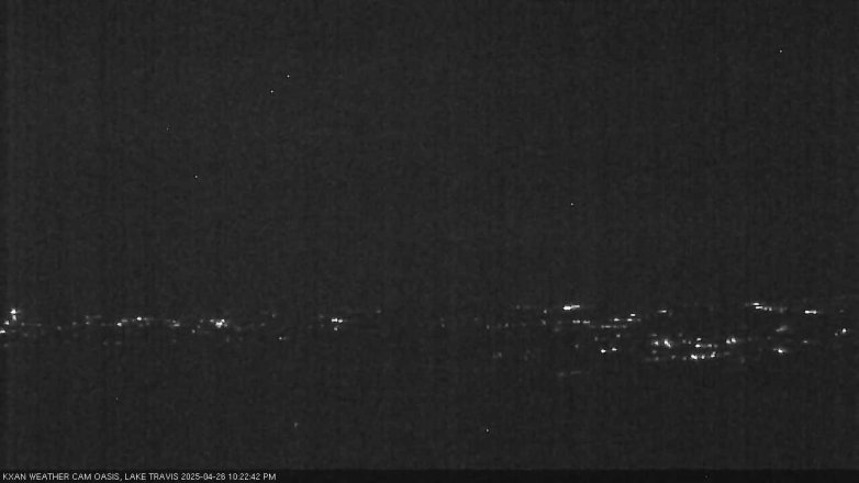Lake Travis webcam, April 26, 2025 10:25 PM CT