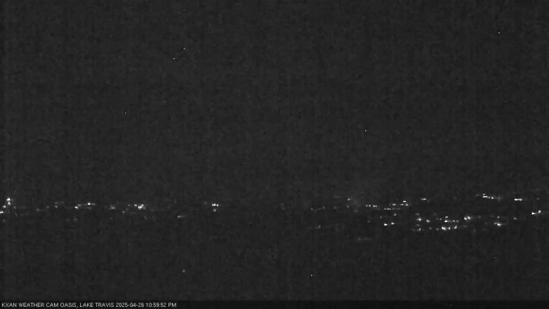 Lake Travis webcam, April 26, 2025 11:00 PM CT