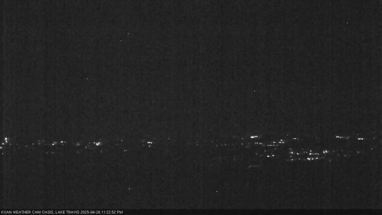 Lake Travis webcam, April 26, 2025 11:25 PM CT