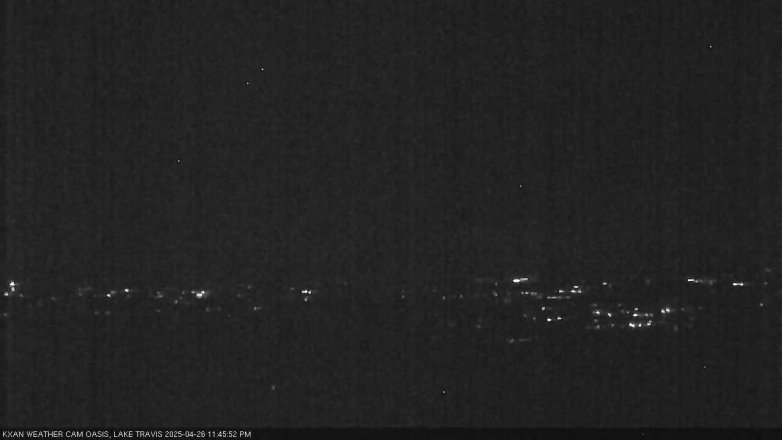 Lake Travis webcam, April 26, 2025 11:45 PM CT