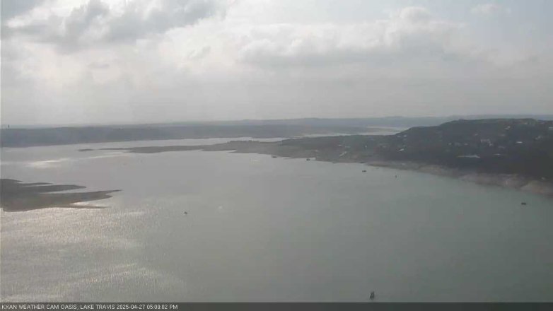 Lake Travis webcam, April 27, 2025 5:00 PM CT