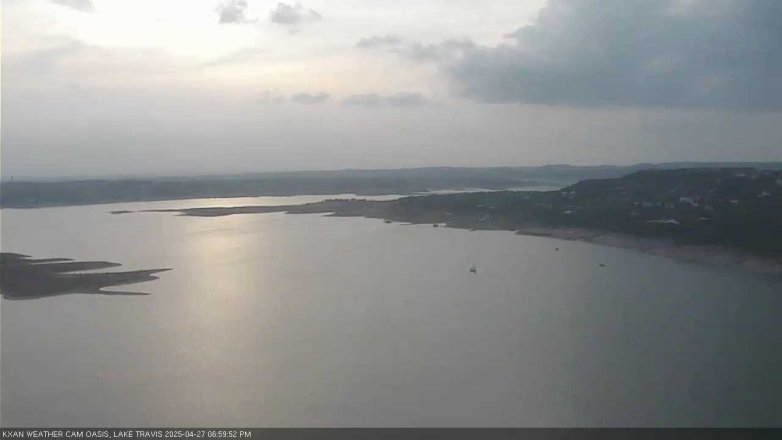 Lake Travis webcam, April 27, 2025 7:00 PM CT