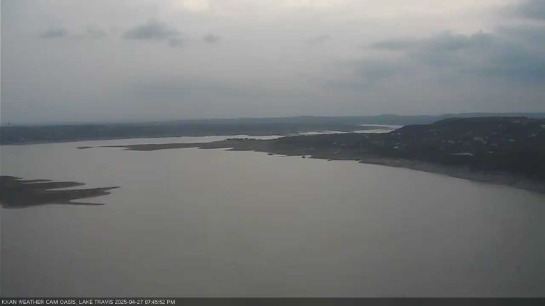Lake Travis webcam, April 27, 2025 7:45 PM CT