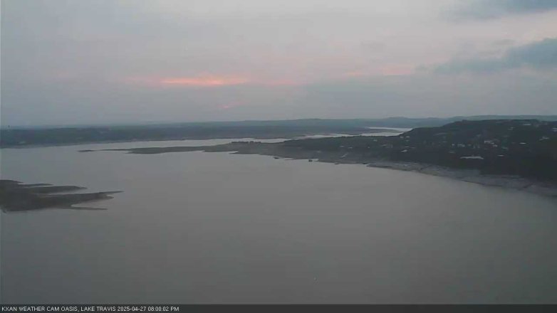 Lake Travis webcam, April 27, 2025 8:00 PM CT