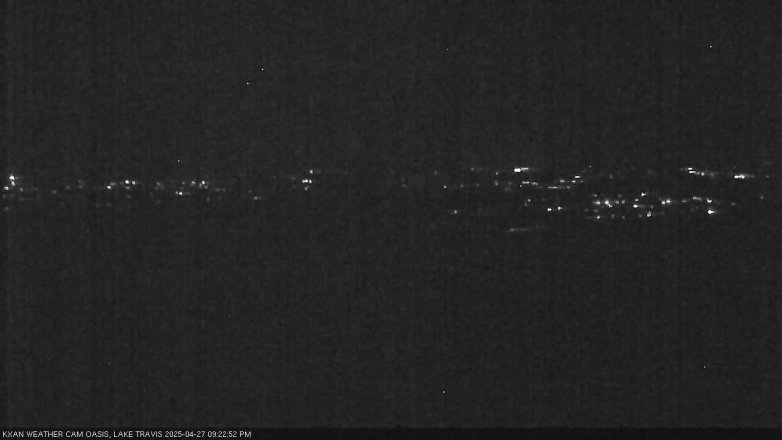 Lake Travis webcam, April 27, 2025 9:25 PM CT