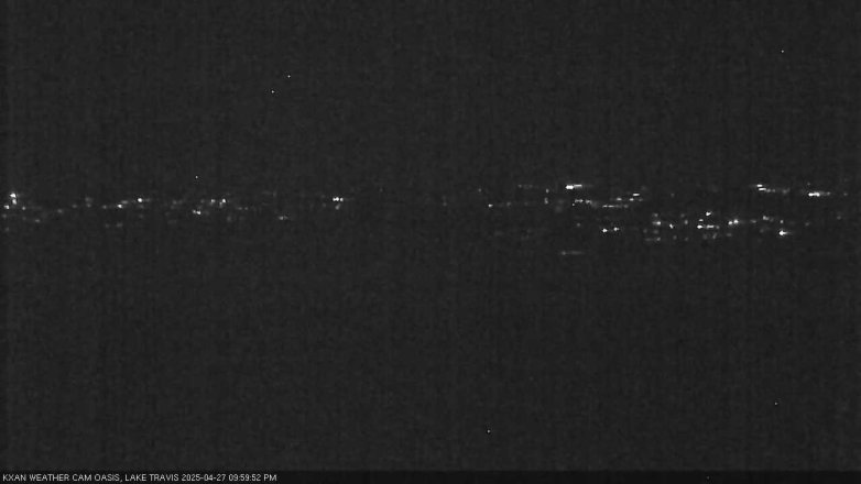 Lake Travis webcam, April 27, 2025 10:00 PM CT