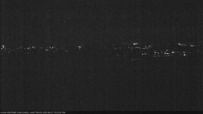 Lake Travis webcam, April 27, 2025 10:25 PM CT
