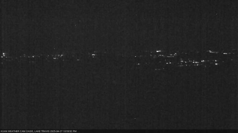 Lake Travis webcam, April 27, 2025 11:00 PM CT