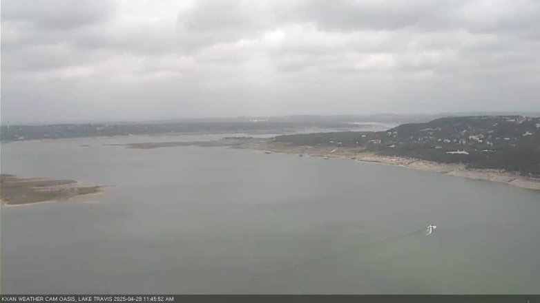 Lake Travis webcam, April 28, 2025 11:45 AM CT