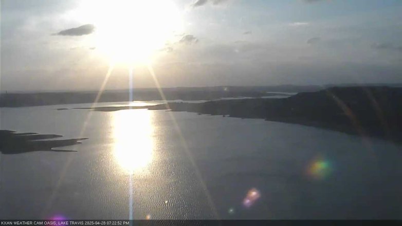 Lake Travis webcam, April 28, 2025 7:25 PM CT