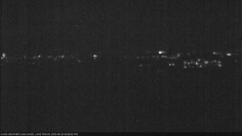 Lake Travis webcam, April 28, 2025 9:00 PM CT