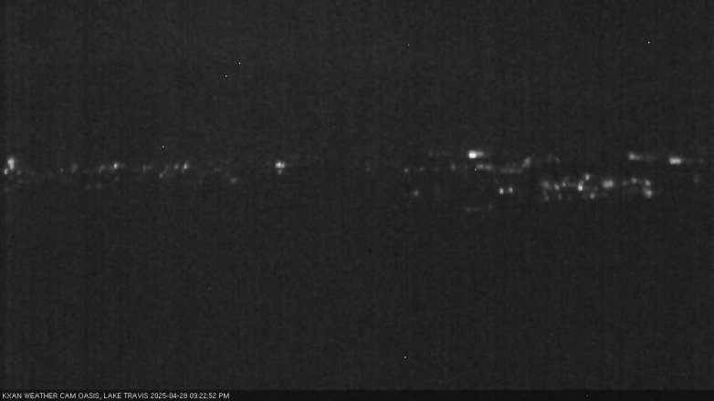 Lake Travis webcam, April 28, 2025 9:25 PM CT