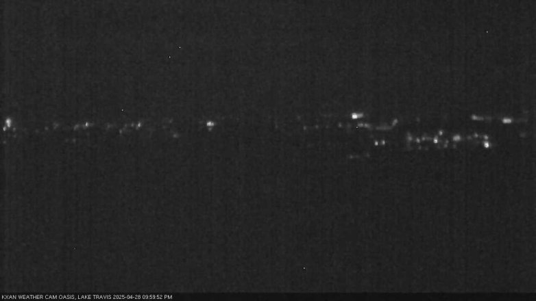 Lake Travis webcam, April 28, 2025 10:00 PM CT
