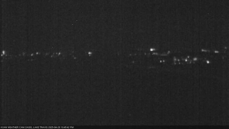 Lake Travis webcam, April 28, 2025 10:45 PM CT