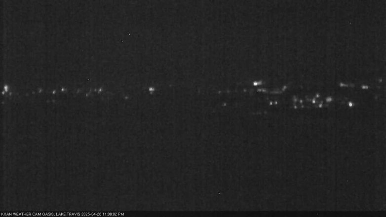 Lake Travis webcam, April 28, 2025 11:00 PM CT