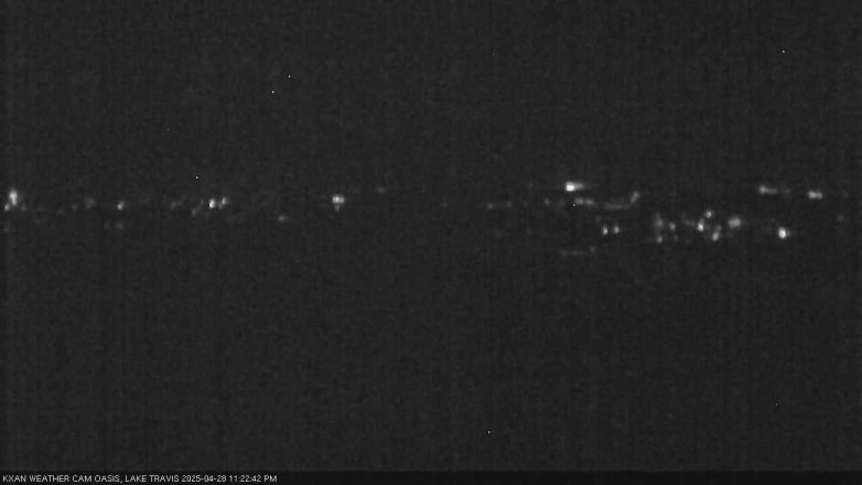 Lake Travis webcam, April 28, 2025 11:25 PM CT
