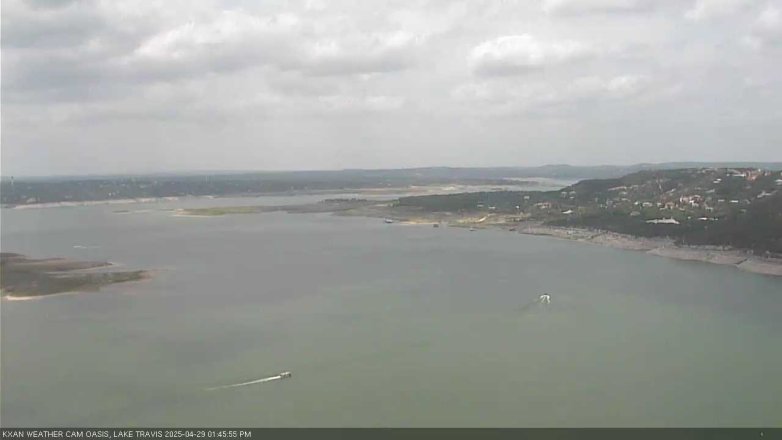 Lake Travis webcam, April 29, 2025 1:45 PM CT