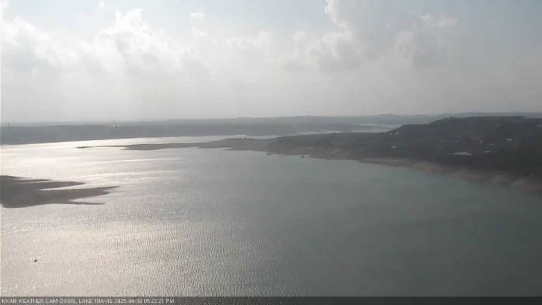 Lake Travis webcam, April 30, 2025 5:25 PM CT