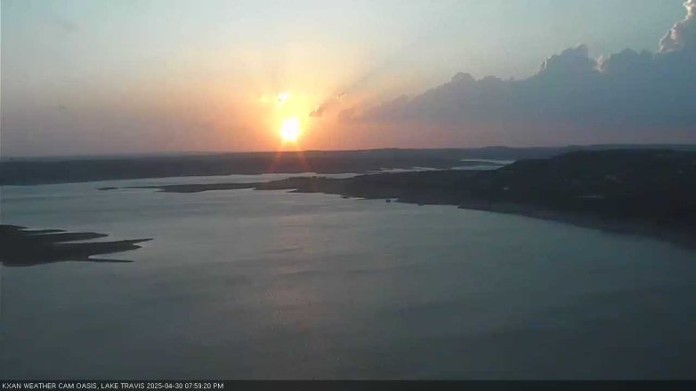 Lake Travis webcam, April 30, 2025 8:00 PM CT