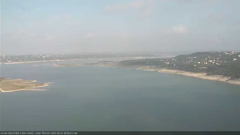 Lake Travis webcam, May 1, 2025 9:00 AM CT