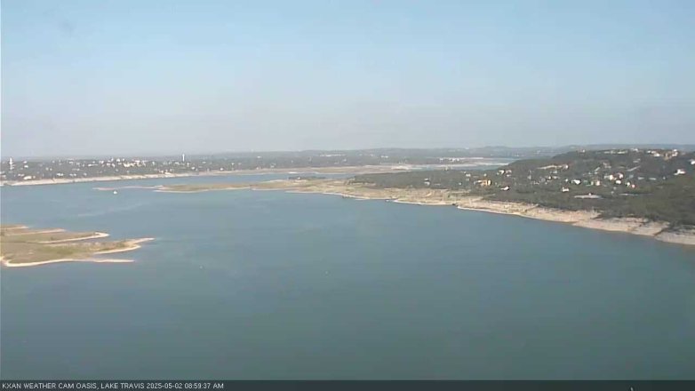 Lake Travis webcam, May 2, 2025 9:00 AM CT