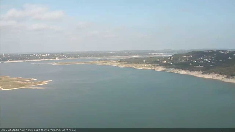 Lake Travis webcam, May 2, 2025 9:25 AM CT