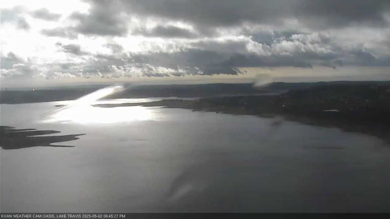Lake Travis webcam, May 2, 2025 6:45 PM CT