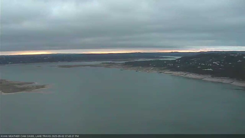 Lake Travis webcam, May 2, 2025 7:45 PM CT