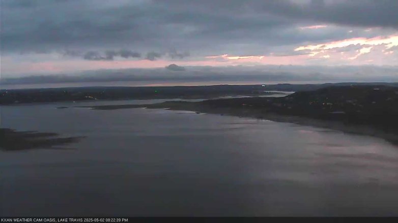 Lake Travis webcam, May 2, 2025 8:25 PM CT