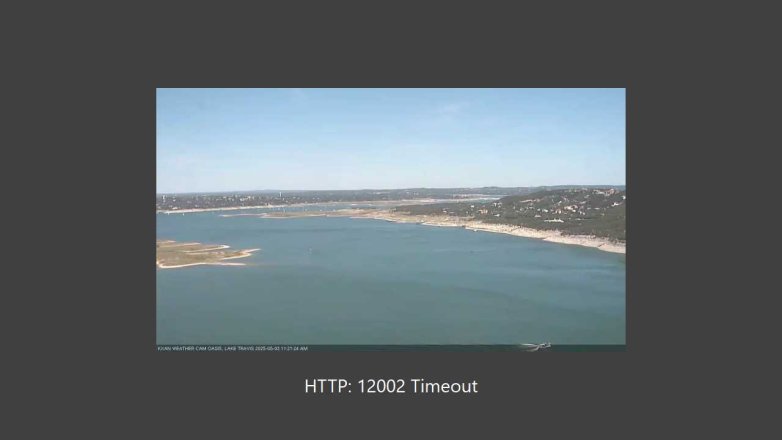 Lake Travis webcam, May 3, 2025 11:25 AM CT