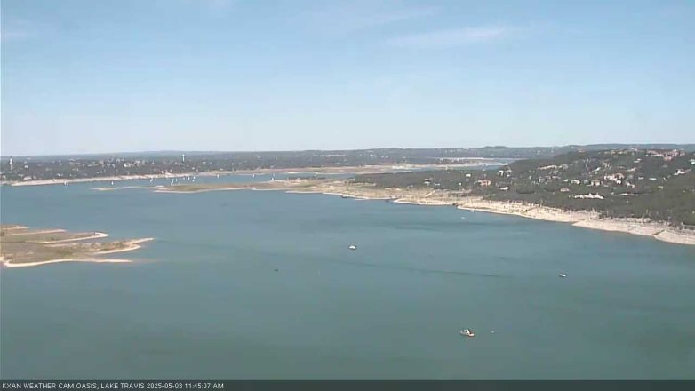 Lake Travis webcam, May 3, 2025 11:45 AM CT