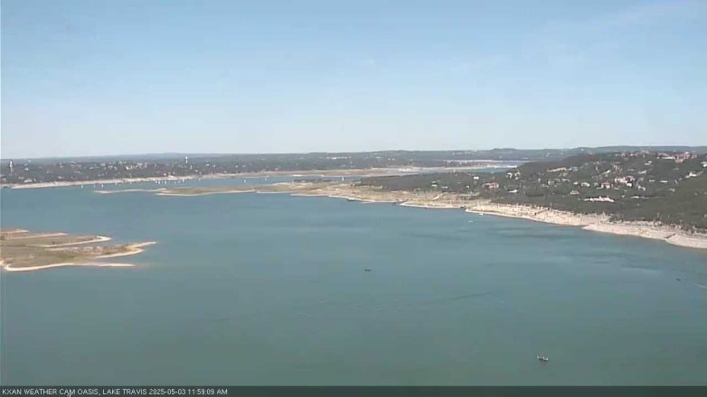 Lake Travis webcam, May 3, 2025 12:00 PM CT