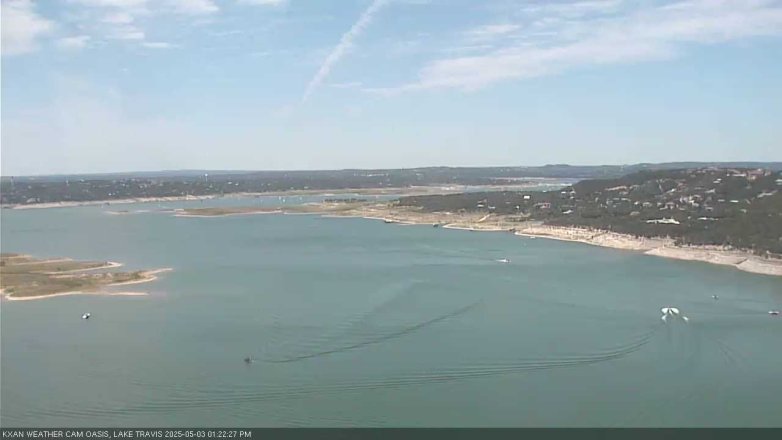 Lake Travis webcam, May 3, 2025 1:25 PM CT