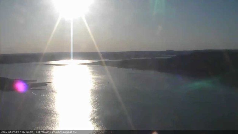 Lake Travis webcam, May 3, 2025 7:00 PM CT
