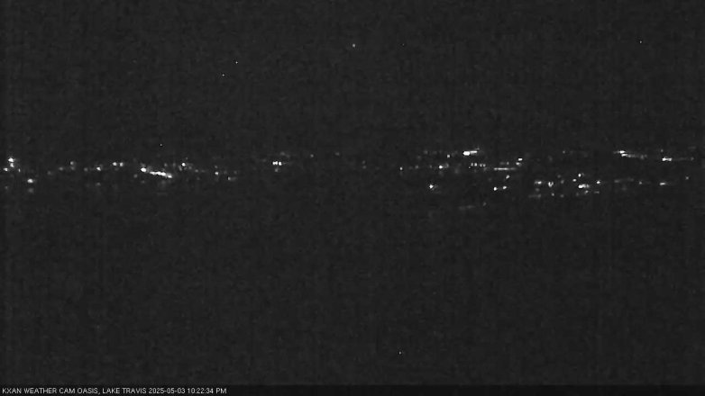 Lake Travis webcam, May 3, 2025 10:25 PM CT