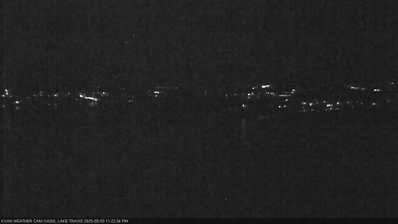 Lake Travis webcam, May 3, 2025 11:25 PM CT