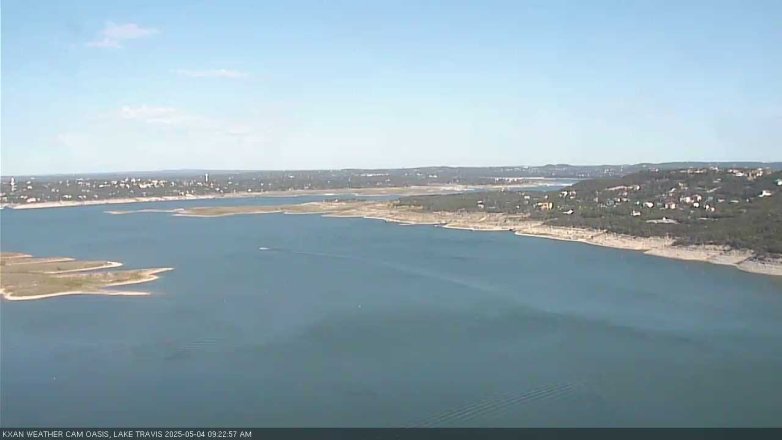 Lake Travis webcam, May 4, 2025 9:25 AM CT