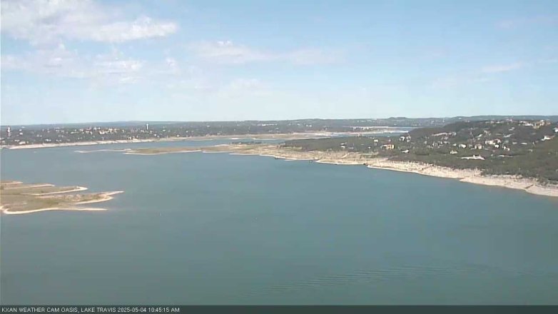 Lake Travis webcam, May 4, 2025 10:45 AM CT