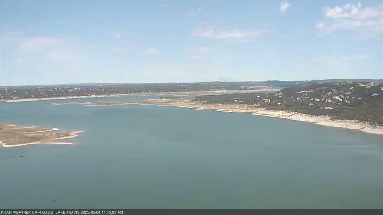 Lake Travis webcam, May 4, 2025 11:45 AM CT