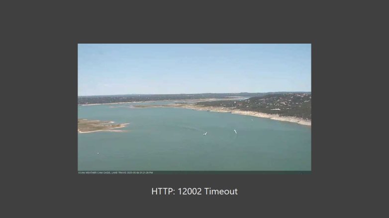 Lake Travis webcam, May 4, 2025 1:25 PM CT