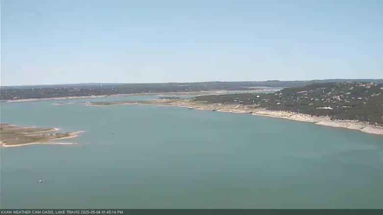 Lake Travis webcam, May 4, 2025 1:45 PM CT