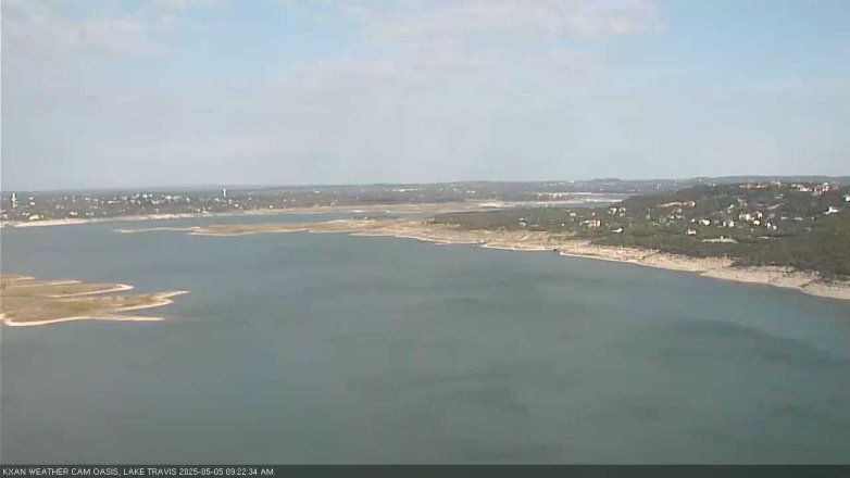 Lake Travis webcam, May 5, 2025 9:25 AM CT