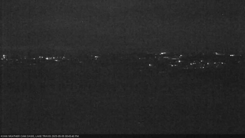Lake Travis webcam, May 5, 2025 8:45 PM CT