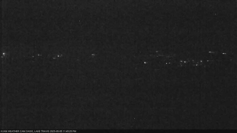 Lake Travis webcam, May 5, 2025 11:45 PM CT