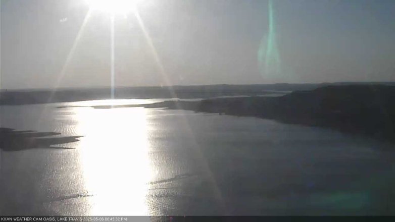 Lake Travis webcam, May 6, 2025 6:45 PM CT