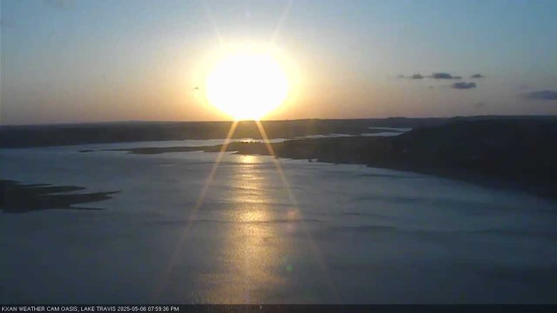 Lake Travis webcam, May 6, 2025 8:00 PM CT