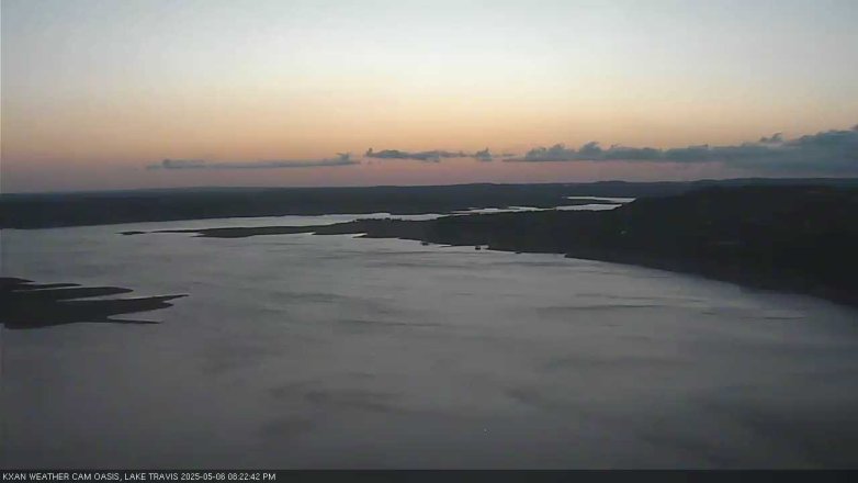 Lake Travis webcam, May 6, 2025 8:25 PM CT