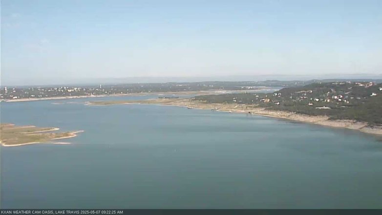 Lake Travis webcam, May 7, 2025 9:25 AM CT