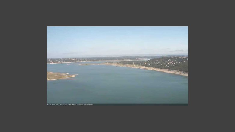Lake Travis webcam, May 7, 2025 9:45 AM CT