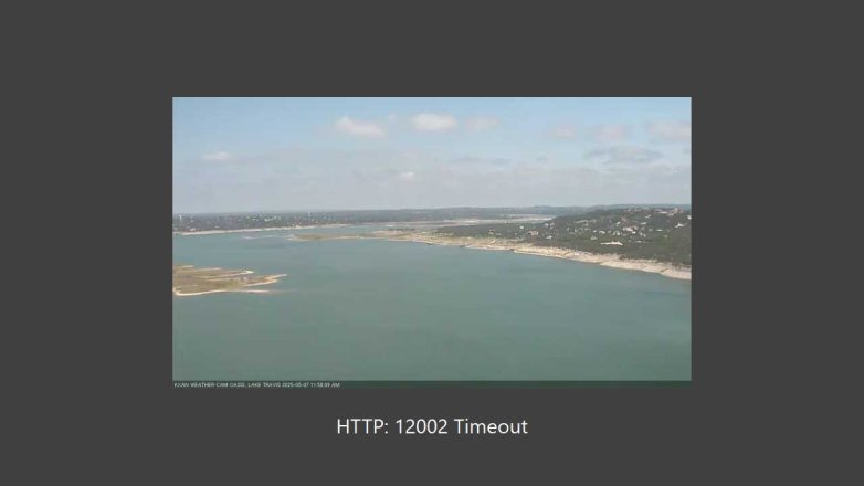Lake Travis webcam, May 7, 2025 12:00 PM CT